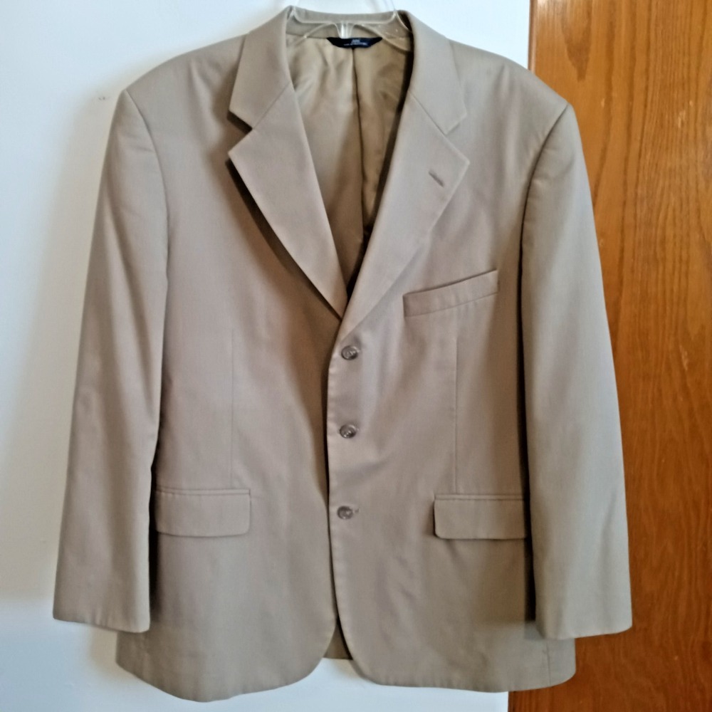 Brooks Brothers 346 Stretch Men's Tan Suit‎ Jacket Blazer – Size 44R